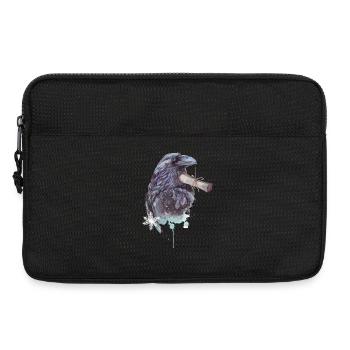 Briefrabe Hexenvogel Mystisches Design - Laptoptasche 13" - Schwarz - Vorne