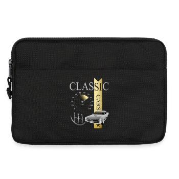 Voitures automobiles classiques - Sacoche pour ordinateur portable 13 pouces - noir - Devant