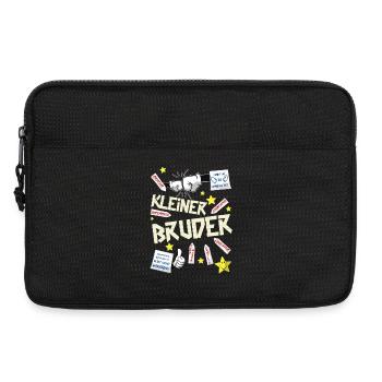 kleiner Bruder - Laptoptasche 13" - Schwarz - Vorne