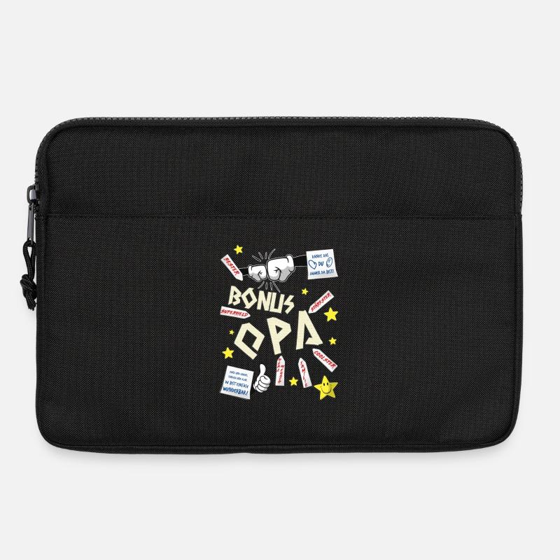 Bonus opa - Laptoptasche 13" - Schwarz