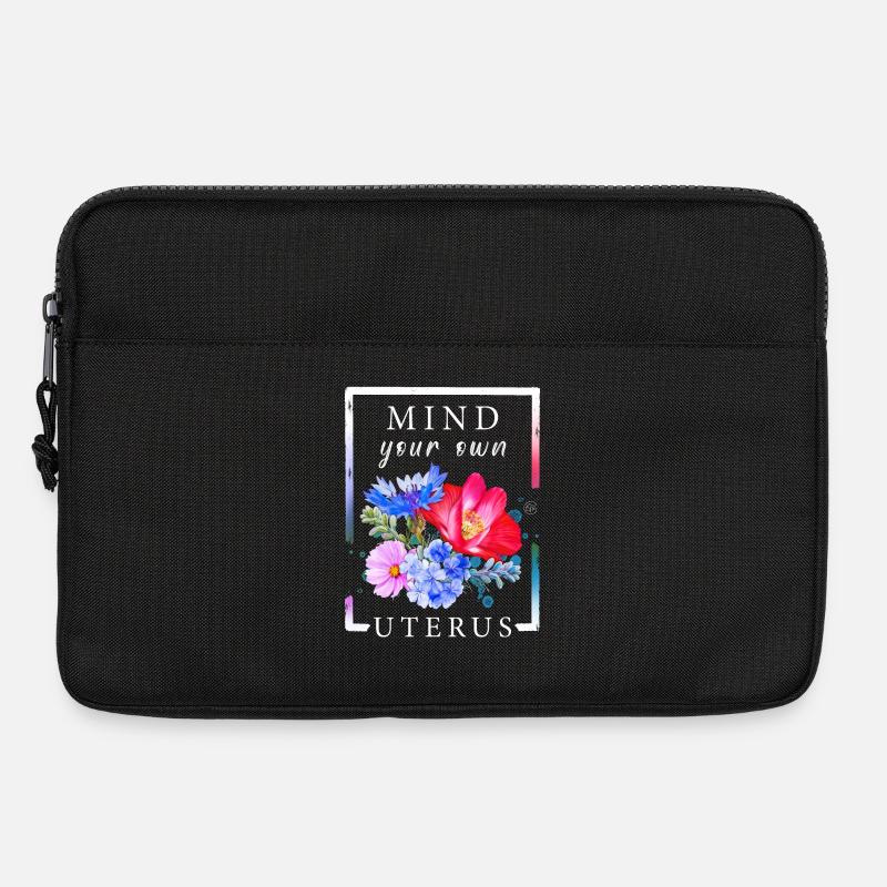 Mind your own uterus - Laptoptasche 13" - Schwarz