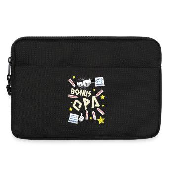 Bonusopa - Laptoptasche 13" - Schwarz - Vorne