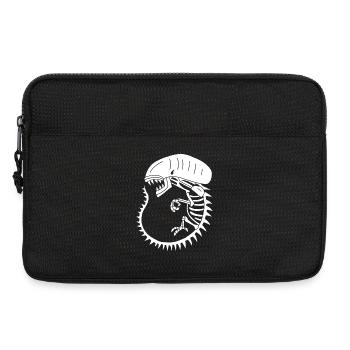 Squelette de monstre extraterrestre blanc - Sacoche pour ordinateur portable 13 pouces - noir - Devant