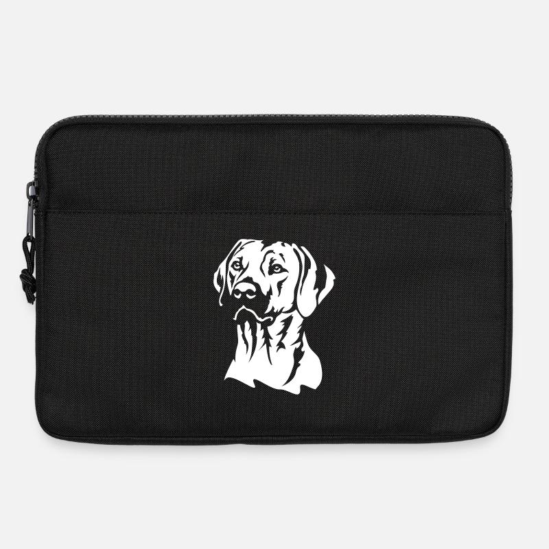 Rhodesian Ridgeback Kopf "Black Edition" - Laptoptasche 13" - Schwarz