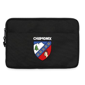 Hinweis Mignon Chamonix Mont Blanc Haute Savoie - Laptoptasche 13" - Schwarz - Vorne
