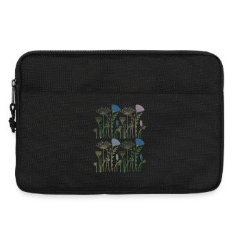 Fleurs séchées prairie fleurie - Sacoche pour ordinateur portable 13 pouces - noir - Devant