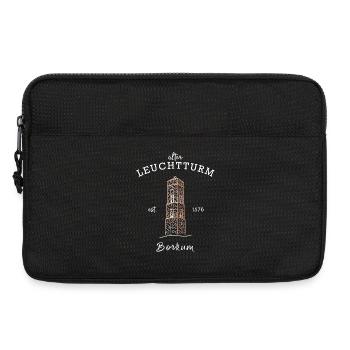 Ancien phare sur Borkum, Frise orientale, mer du Nord - Sacoche pour ordinateur portable 13 pouces - noir - Devant