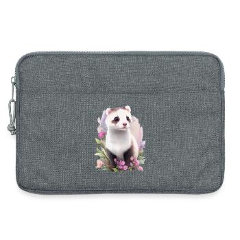 Putois nain - Sacoche pour ordinateur portable 13 pouces - gris chiné - Devant