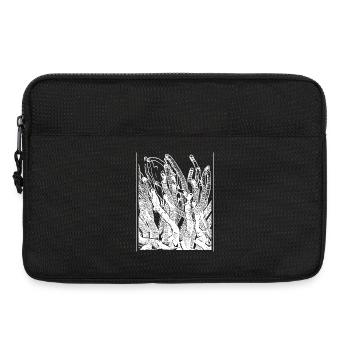 Anemone - Laptop bag 13" - black - Front
