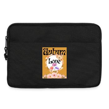 Aurum Love Blütenkreis - Laptoptasche 13" - Schwarz - Vorne
