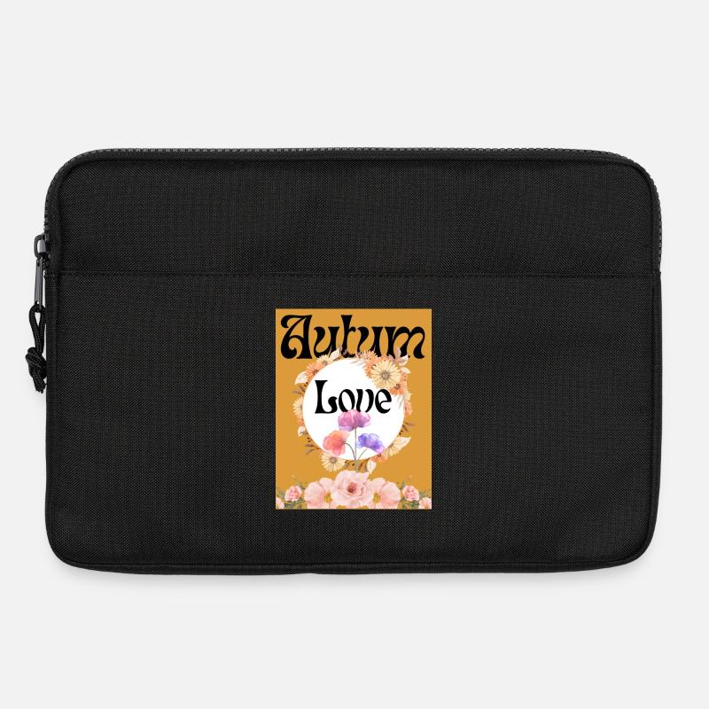 Aurum Love Blütenkreis - Laptoptasche 13" - Schwarz