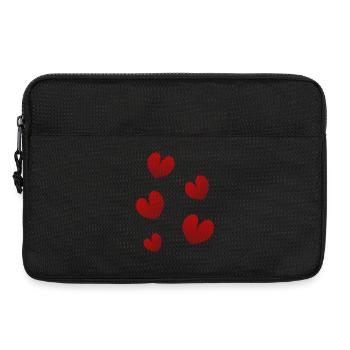 NOËL. ANNEE. ANNIVERSAIRE. RETRAITE. FÊTE. COEUR. - Sacoche pour ordinateur portable 13 pouces - noir - Devant