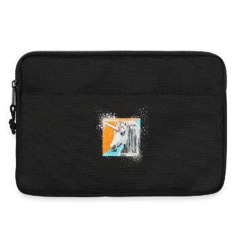 Einhorn Hengst Mietron - Sonja Ariel von Staden - Laptoptasche 13" - Schwarz - Vorne