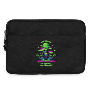 Alien Regelt das ! - Laptoptasche 13" - Schwarz - Vorne