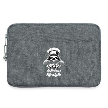 Pelmeni Sloth Délicieux Style de vie Chef Gesche - Sacoche pour ordinateur portable 13 pouces - gris chiné - Devant
