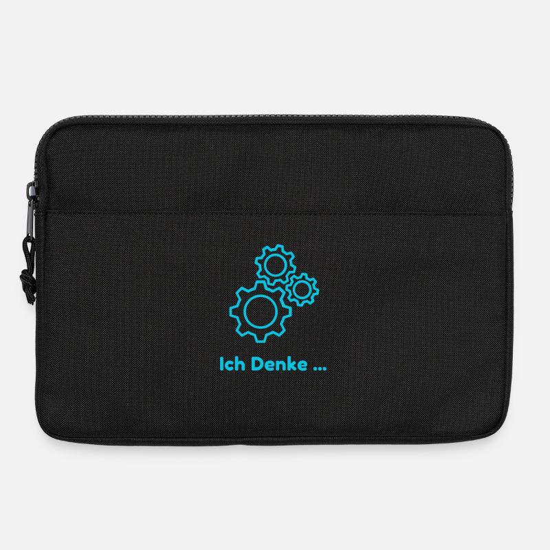 Ich Denke Lustig Sarkasmus Humor Spruch - Laptoptasche 13" - Schwarz
