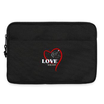 Kosmischer Amor Liebe - Laptoptasche 13" - Schwarz - Vorne