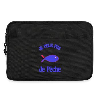 SARDINE. FISCH. APRILSCHERZ. ICH KANN NICHT - Laptoptasche 13" - Schwarz - Vorne