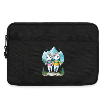 Wanderer Unicorns - Laptop bag 13" - black - Front