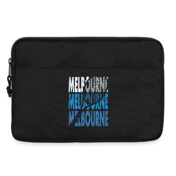 Tennis Shirt Melbourne Turnier Australien Design - Laptoptasche 13" - Schwarz - Vorne