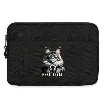 Maine Coon Cat Next Level Suit Success Gift - Laptop bag 13" - black - Front