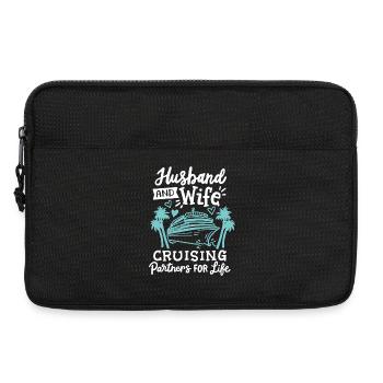 Ehemann Ehefrau Kreuzfahrt Urlaub - Laptoptasche 13" - Schwarz - Vorne