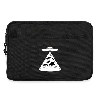 Saving the dinosaurs - Laptop bag 13" - black - Front