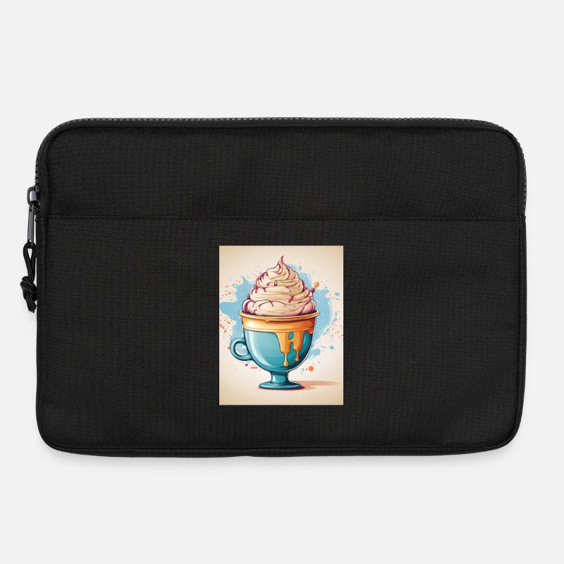 Eisbecher Sommer - Laptoptasche 13" - Schwarz