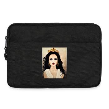 Königin - Laptoptasche 13" - Schwarz - Vorne
