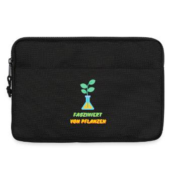 Fasziniert von Pflanzen - Laptoptasche 13" - Schwarz - Vorne