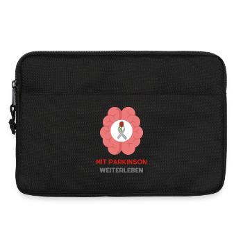 Mit Parkinson Weiterleben: Stärke und Hoffnung - Laptoptasche 13" - Schwarz - Vorne