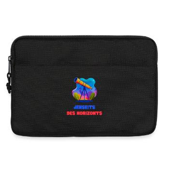 Au-delà de l’horizon - Sacoche pour ordinateur portable 13 pouces - noir - Devant