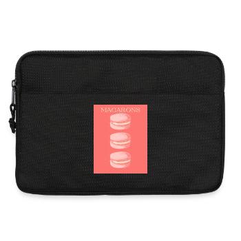 MACARONS - Laptoptasche 13" - Schwarz - Vorne