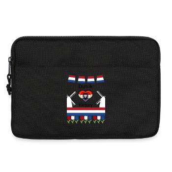 Sieg der Niederlande - Laptoptasche 13" - Schwarz - Vorne