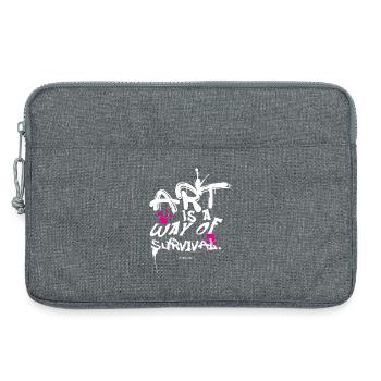 Art survival - Laptop bag 13" - heather grey - Front