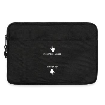 I'm getting married - Laptop bag 13" - black - Front