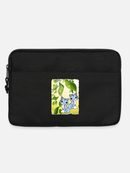 Katzenbeeren - Laptoptasche 13" - Schwarz