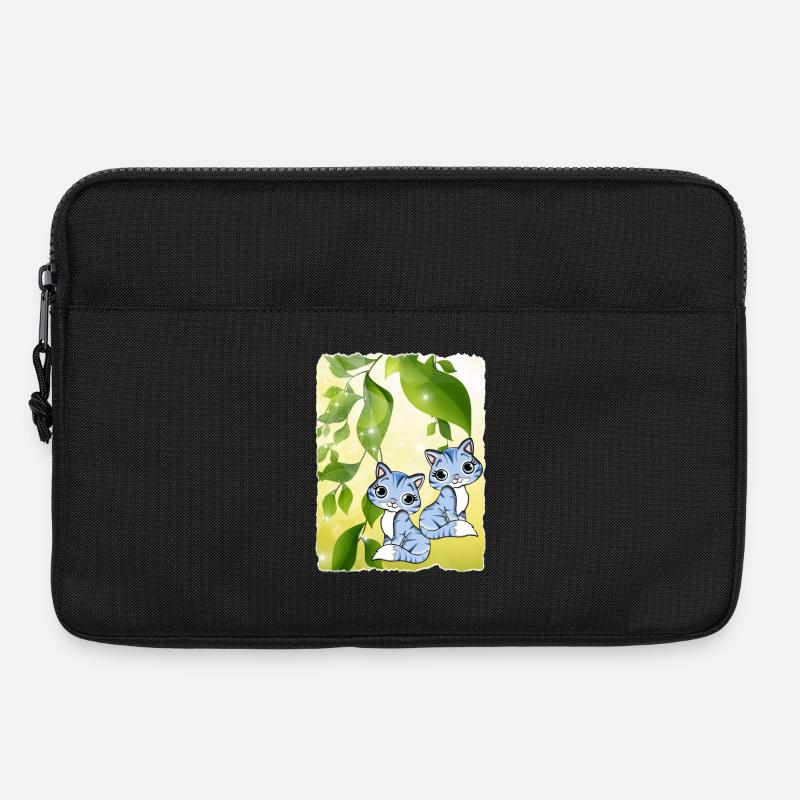 Katzenbeeren - Laptoptasche 13" - Schwarz