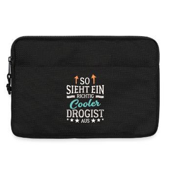 So sieht ein richtig cooler Drogist aus - Laptoptasche 13" - Schwarz - Vorne