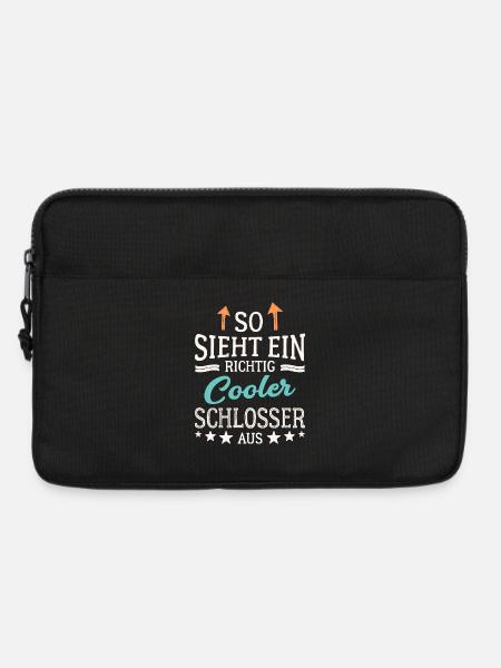 So sieht ein richtig cooler Schlosser aus - Laptoptasche 13" - Schwarz