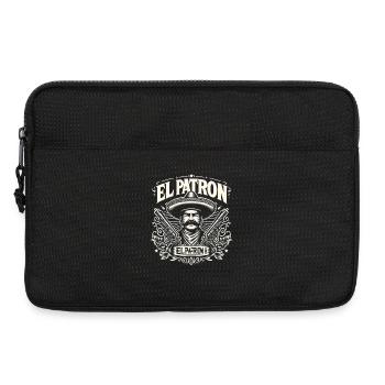 El Patron Sombrero Gangster Graphic - Laptop bag 13" - black - Front
