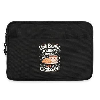 Coffee Humor Gift For Coffee Lovers - Laptop bag 13" - black - Front