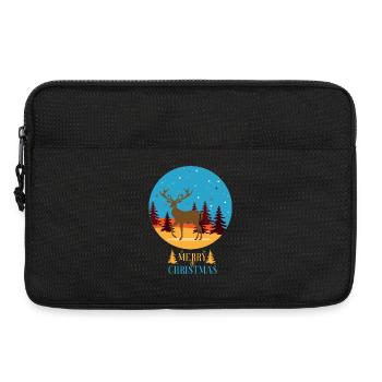 Frohe Weihnachten - Laptoptasche 13" - Schwarz - Vorne