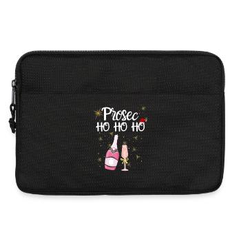 Weihnachten Prosecco - Laptoptasche 13" - Schwarz - Vorne