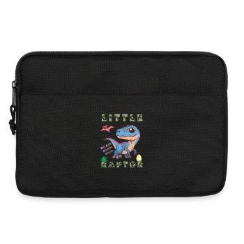 prähistorischer Dinosaurier fleischfressender Greifvogel Kreidezeit - Laptoptasche 13" - Schwarz - Vorne
