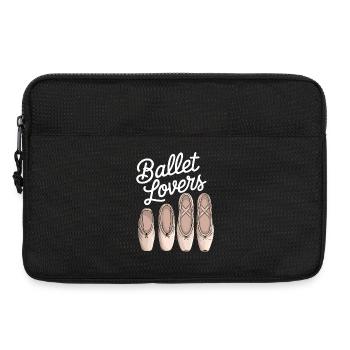 Ballettliebhaber Fünf Hausschuhe - Laptoptasche 13" - Schwarz - Vorne