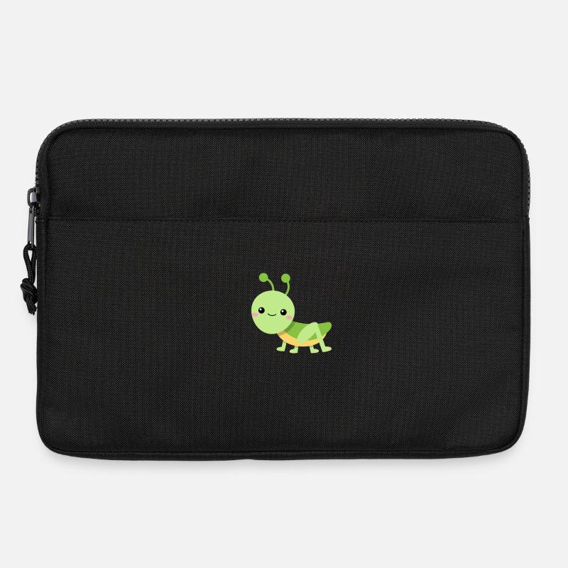 Lively grasshopper - Laptop bag 13" - black
