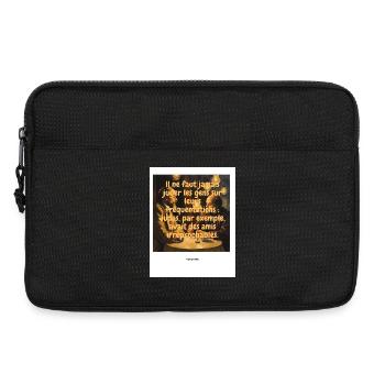 Richter - Laptoptasche 13" - Schwarz - Vorne