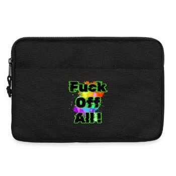 Allez vous faire foutre - Sacoche pour ordinateur portable 13 pouces - noir - Devant