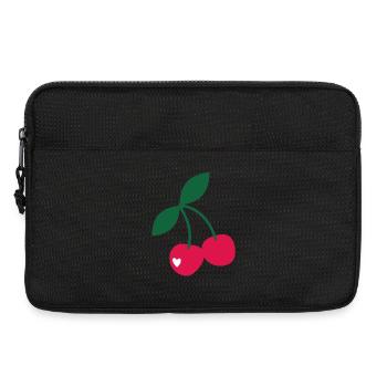 Süsse Kirschen - Laptoptasche 13" - Schwarz - Vorne